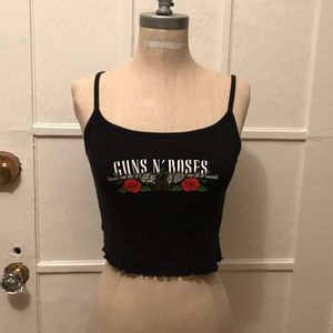 Guns n Roses Cropped Tank